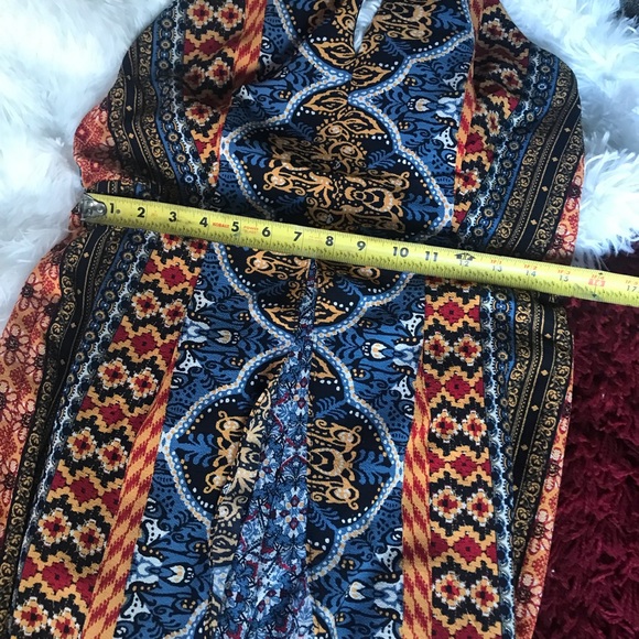 Women’s tribal boho Halter romper - Picture 4 of 10